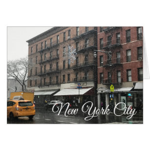 New York City Upper West Side Snow Photographie