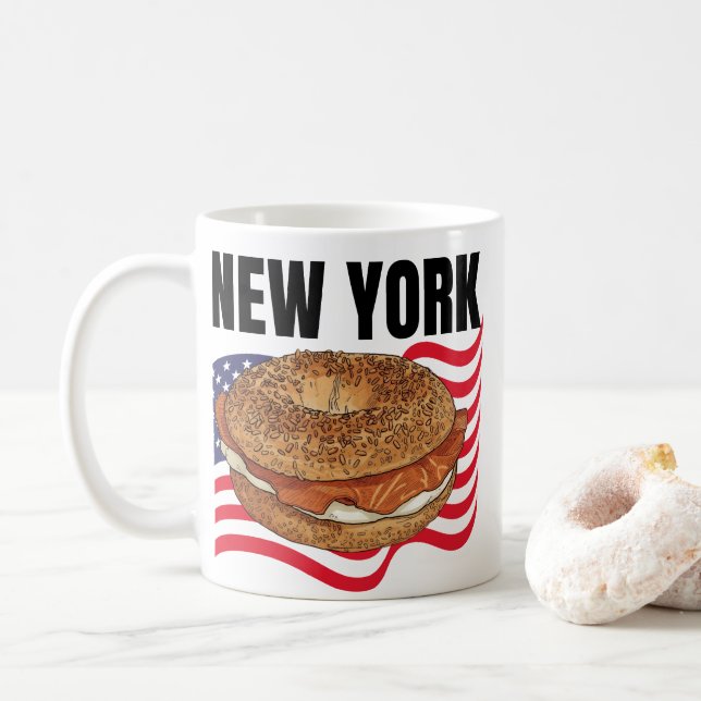 New York Classic Mug (Avec donut)