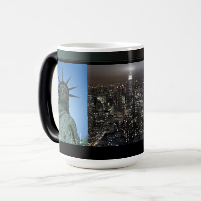 New York Cup Cityscape New York Night Mug (Devant gauche)