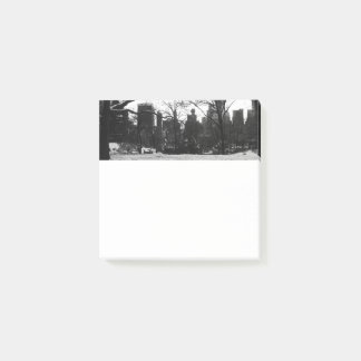 New York dans les notes hivernales post-it®
