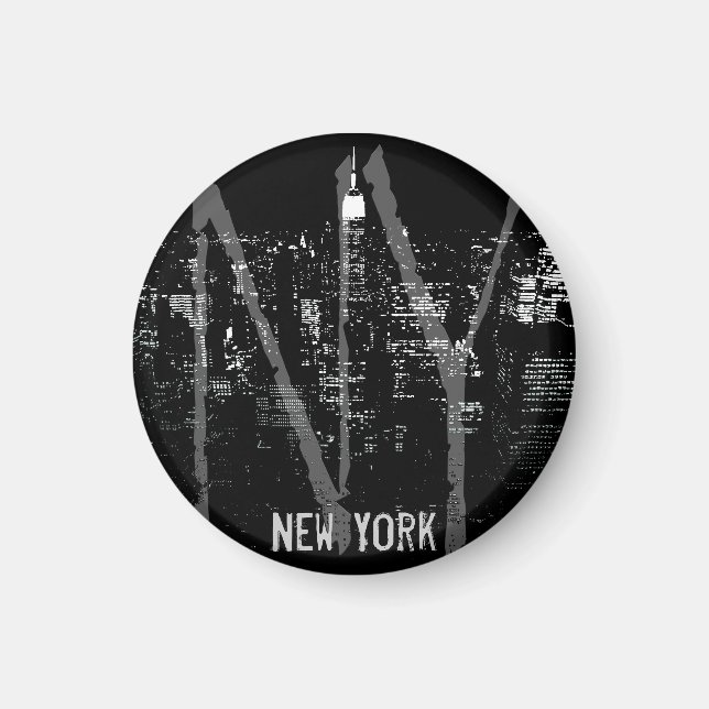 New York Fridge Magnet NY Souvenir Magnet (Devant)