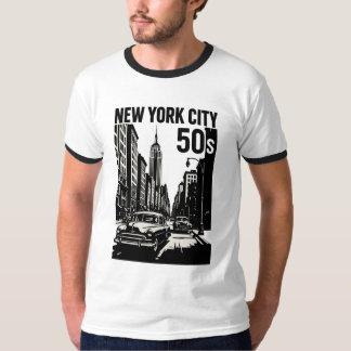 New York - les années 50 Retro Art T-Shirt | Vinta