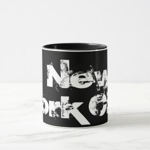 New York - Mug Cool De Style Noir Et Blanc
