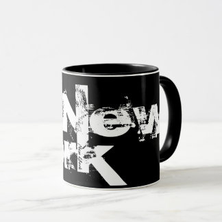New York - Mug De Style Noir Et Blanc Cool