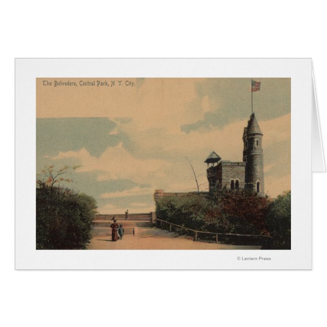 New York, New York - Le Belvédère à Central Park (Devant horizontal)