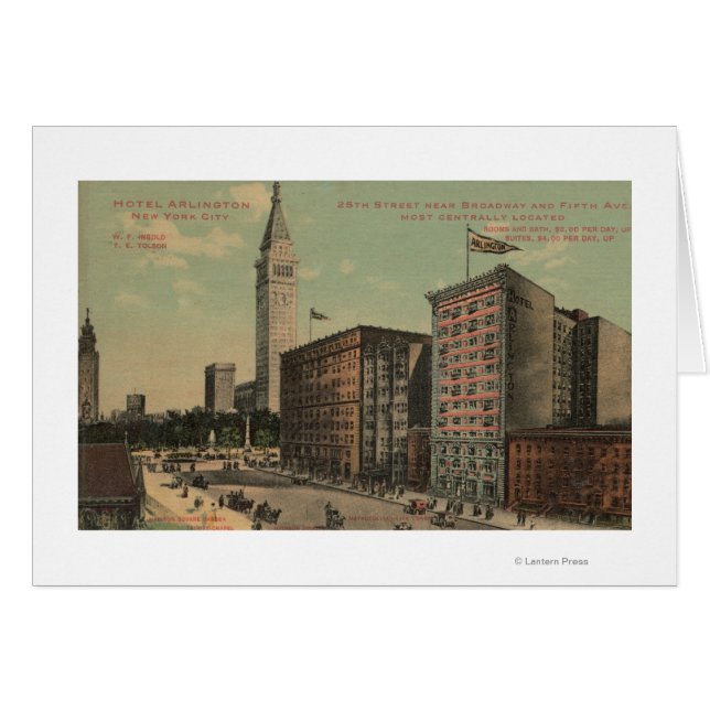 New York, NY - Hotel Arlington Near (Devant horizontal)