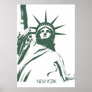 New York Poster Statue of Liberty New York Imprime