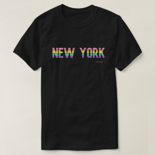 New York Pride   T-shirt Arc-en-ciel