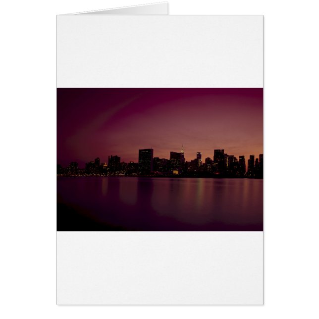 New York Skyline à Dusk (Devant)