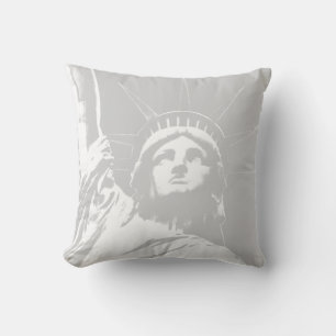 New York Souvenir NY Statue de la Liberté Coussin