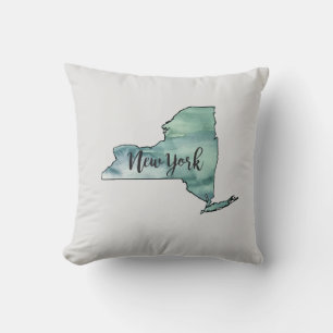 New York State Ma Coussin de peinture