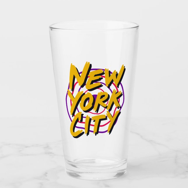 New-York ville, verre à shot 🥃 (Devant)