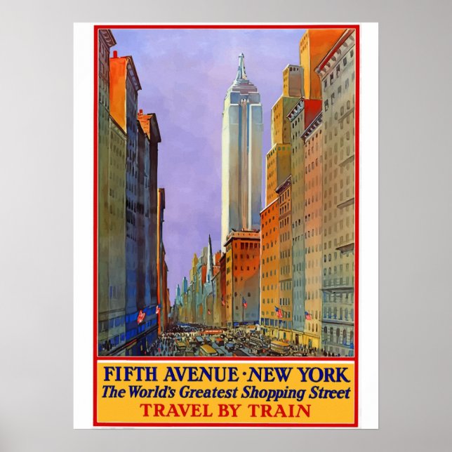 New York Vintage Poster (Devant)