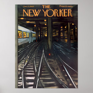 New Yorker 12 janvier 1963 Poster