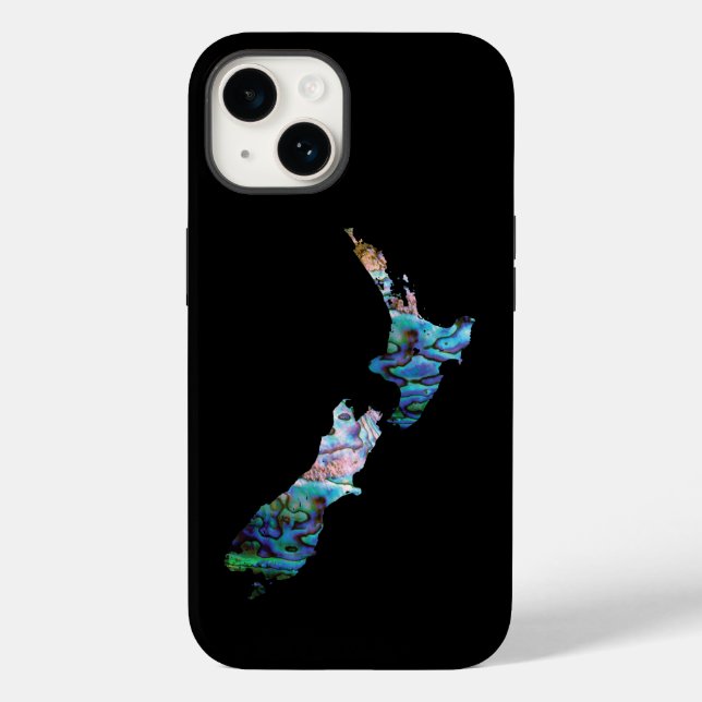 NEW ZEALAND MAP PAUA Coque-Mate coque iphone (Verso)