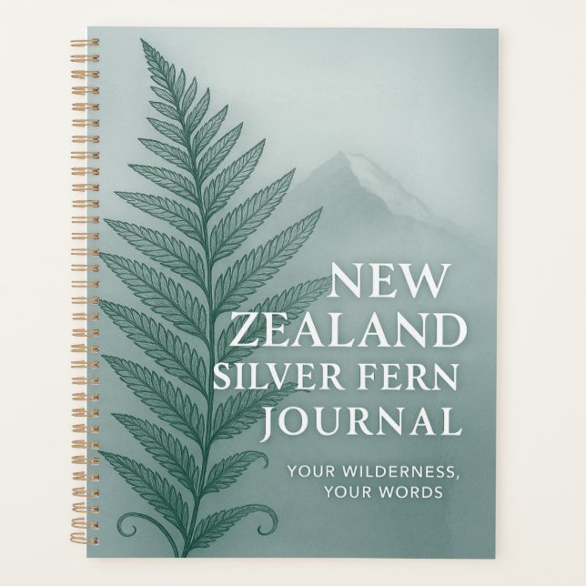 New Zealand Silver Fern Journal – Wilderness  (Devant)