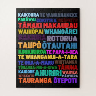 New Zealand Towns, Cities, and Places Puzzle