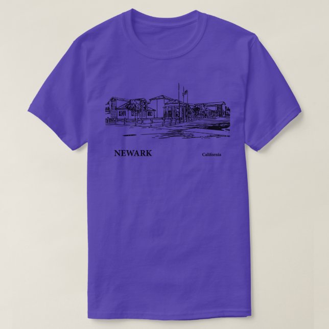 Newark California TShirt 3 (Design devant)