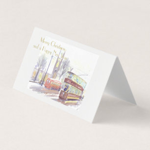 Newcastle on Tyne H class tramway cartes de Noël