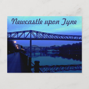 Newcastle sur Tyne Blue Bridges Carte postale
