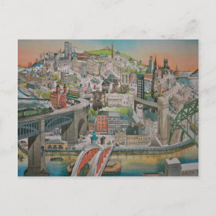 Newcastle upon Tyne through the Years Carte postal