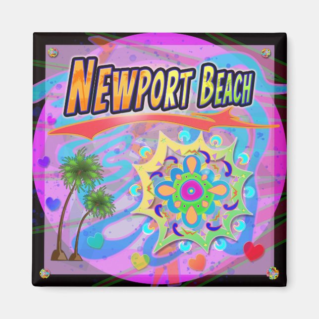 Newport Beach Magnet de progrès (Devant)