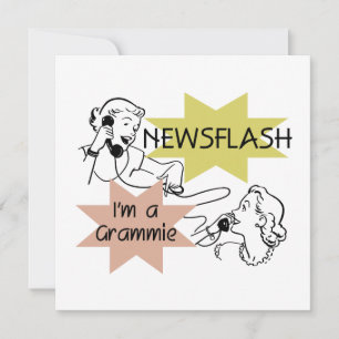Newsflash Je suis un T-shirts et cadeaux Grammie