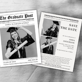 Newspaper 2026 Graduation Photos Save The Date