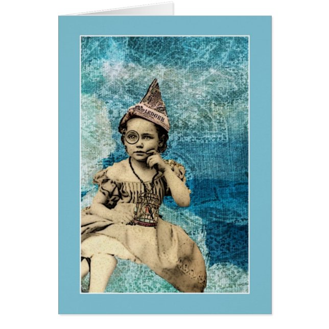 Newspaper Hat Gal All Occasions (Devant)