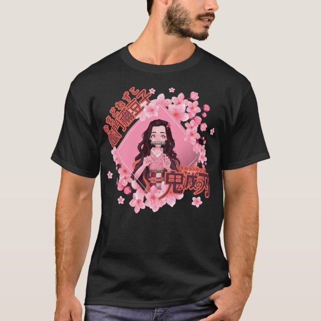 Nezuko - T-shirt Demon Slayer (Devant)