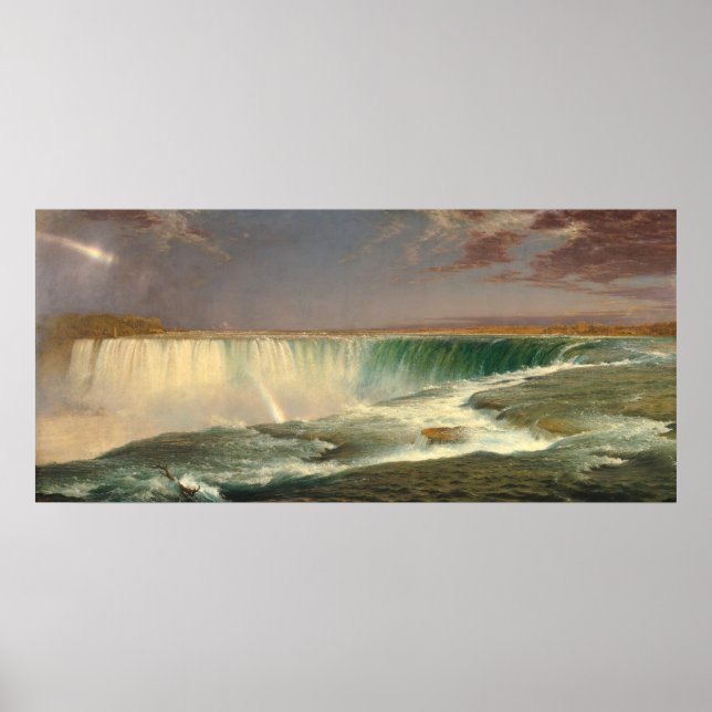 Niagara - Affiche artistique de Frederic Church (Devant)