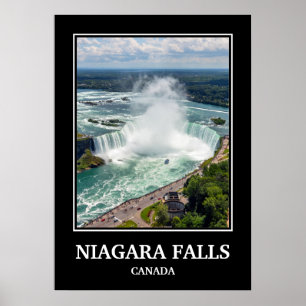 NIAGARA CHUTES   POSTER DE VOYAGE CANADA CHUTE CAN