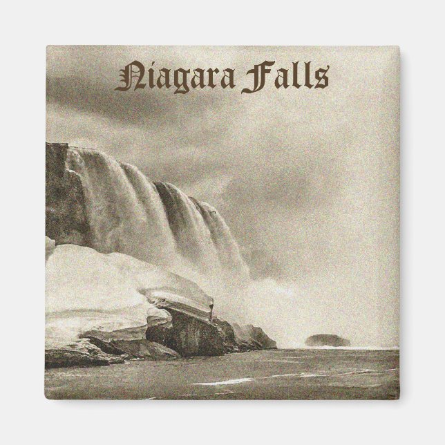 Niagara Falls Antique Sepia Magnet (Devant)