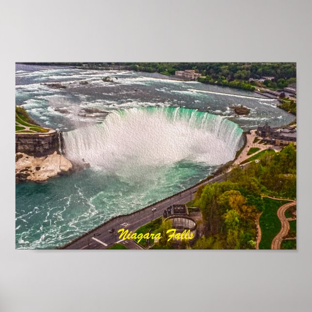 Niagara Falls on Canvas Poster (Devant)