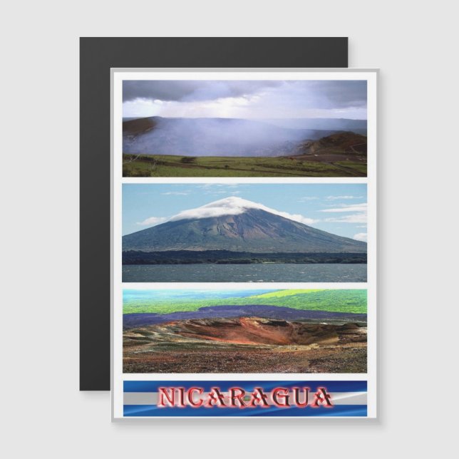 Nicaragua - Volcán - Mosaic - (Devant / Derrière)