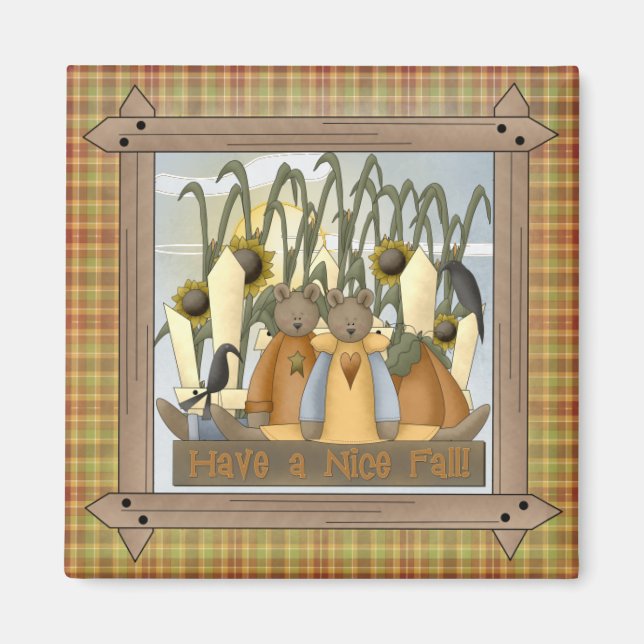 Nice Fall Pays Magnet Nounours (Devant)