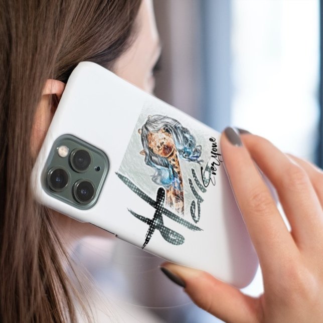 Nice girafe drôle iPhone / coque ipad (Créateur téléchargé)