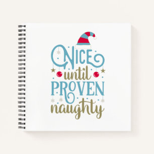 Nice Jusqu'À Noël Naughty Proven   Carnet