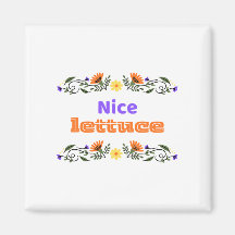 Nice Lettuce Best Chirps Hockey Magnet