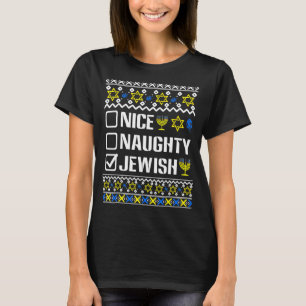 Nice Naughty Jewish Hanoukka Chanukah Juive Sweat