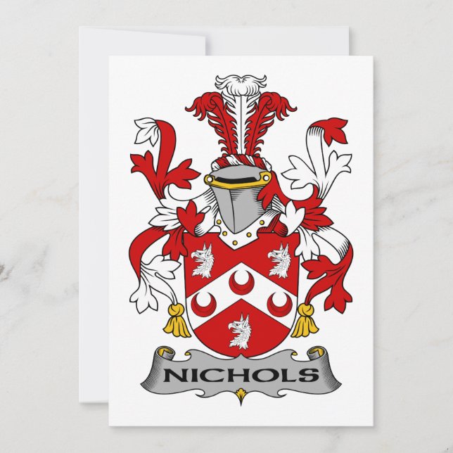 Nichols Family Crest (Devant)