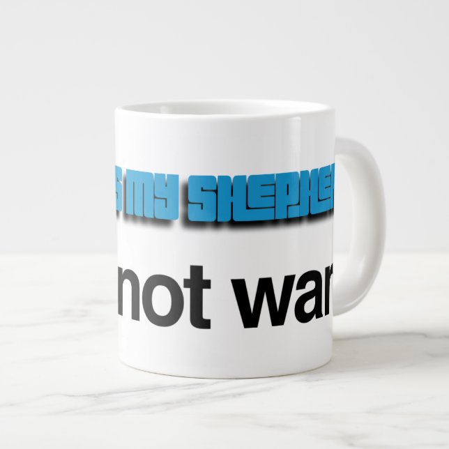 NiCK DAViD - Psalm 23 Blue Mug (Devant droit)