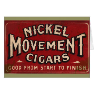 Nickle Mouvement Cigar 1900