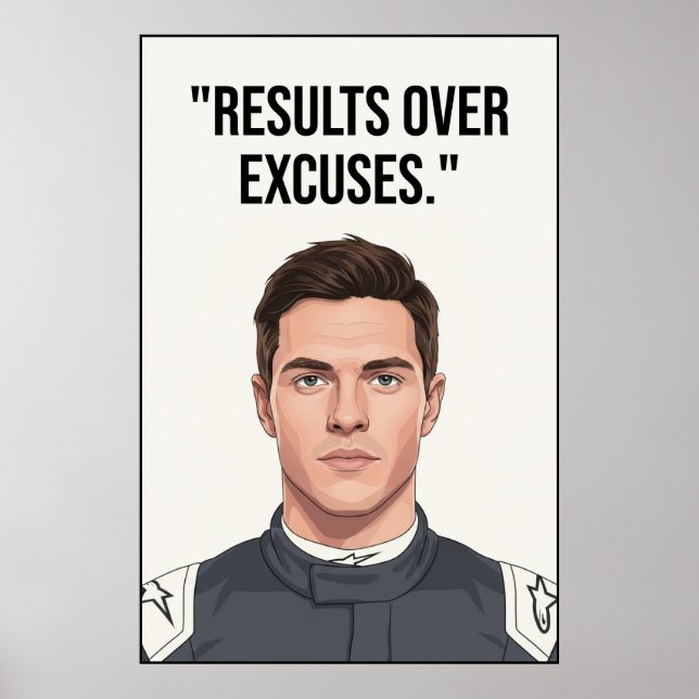 Nico Hülkenberg Racing Vector – Poster (Devant)