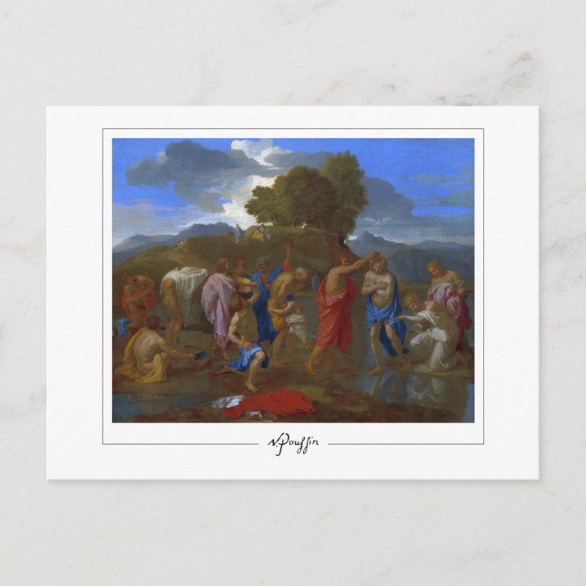 Nicolas Poussin #18 - Carte postale d'art fin (Devant)