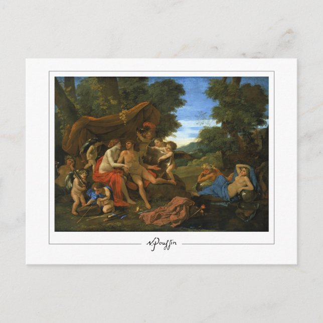 Nicolas Poussin #214 - Carte postale d'art fin (Devant)