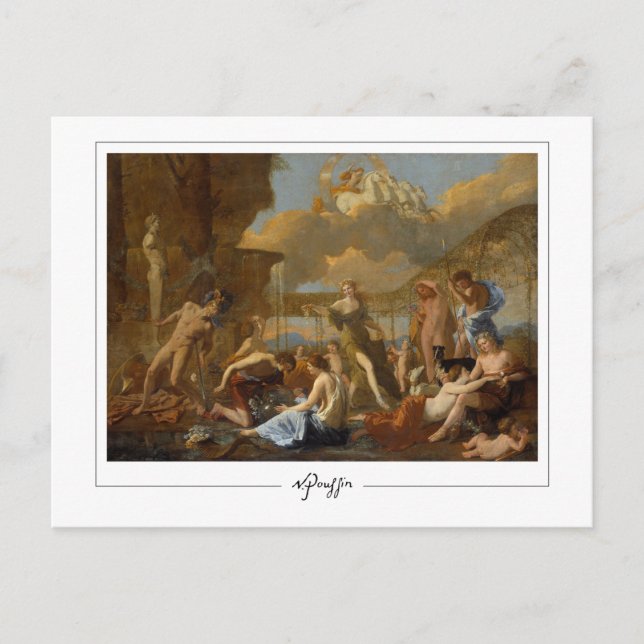 Nicolas Poussin #245 - Carte postale d'art fin (Devant)