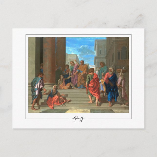 Nicolas Poussin #50 - Carte postale Art (Devant)
