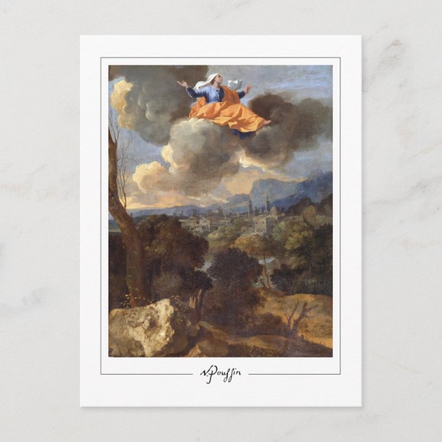 Nicolas Poussin #52 - Carte postale d'art fin (Devant)