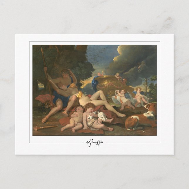 Nicolas Poussin #56 - Carte postale d'art fin (Devant)